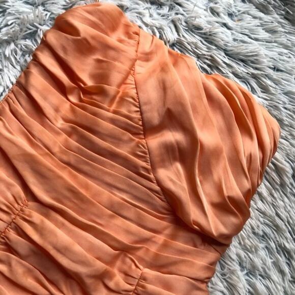 H&M Ruched Short Fitted Bodycon Formal Cocktail Dress - Picture 4 of 7